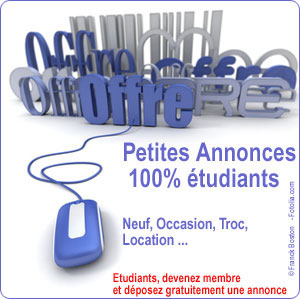 petites annonces pour les étudiants et entre étudiants