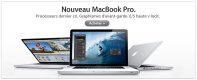 Apple renouvelle la gamme MacBook Pro