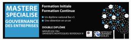 Le Groupe ESC Pau relance le Mastère Spécialisé Gouvernance des Entreprises