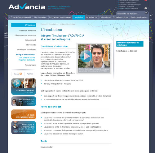 Incubateur d'ADVANCIA : un tremplin pour créer son entreprise