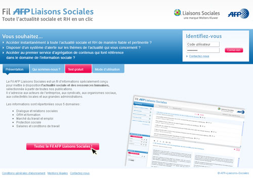Création d'un fil d'information sociale