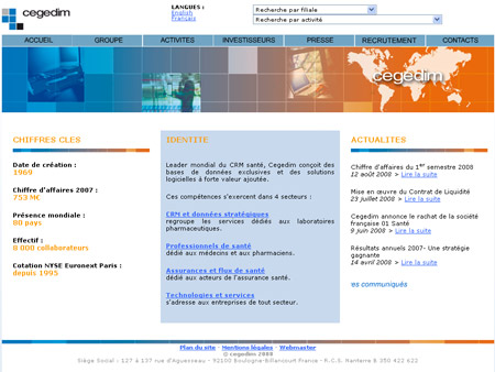 Cegedim, société de technologies et services dans le secteur santé recrute 500 personnes par an