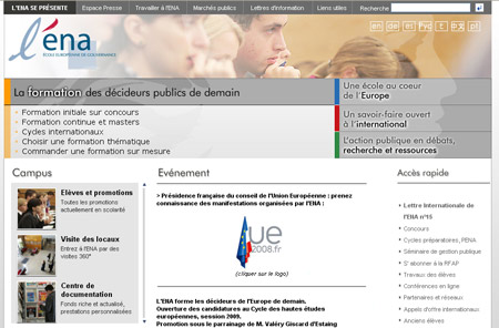 L�ECOLE NATIONALE D�ADMINISTRATION (ENA) : bient�t une r�forme