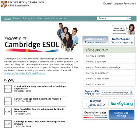 Pari gagné entre Cambridge ESOL et le Ministère de l’Education Nationale : 