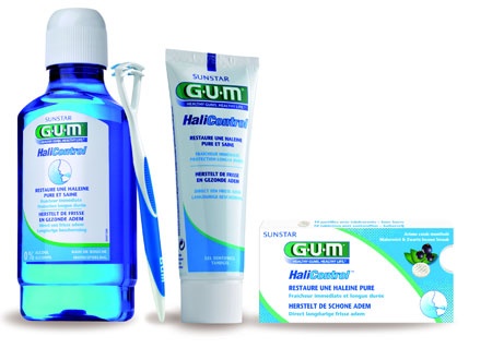GUM® HaliControl TM : Une gamme pour  lutter contre la mauvaise haleine ( term scientifique : Halitose)