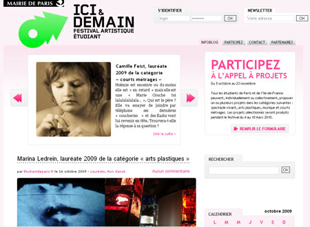 Appel à candidatures pour participer au festival artistique « ICI ET DEMAIN »