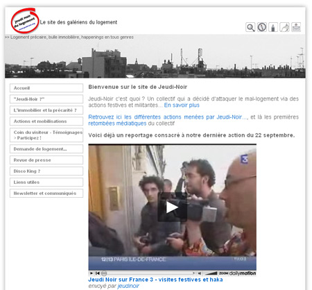 Jeudi Noir : un collectif de jeunes gal�riens du logement �tudiant