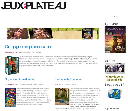 Premiers Jeux de Société en ligne - www.jeuxsurunplateau.com