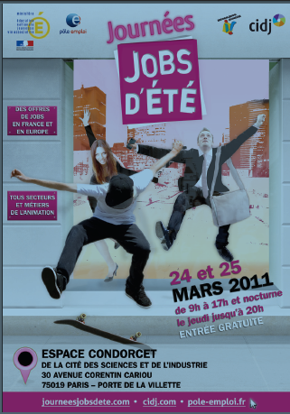 Journées Nationales Jobs d'été les 24 et 25 mars 2011