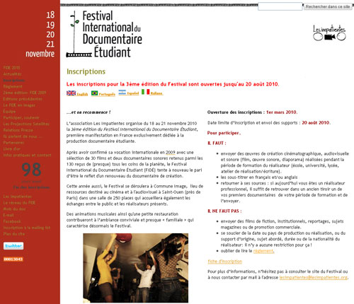 Festival International du Documentaire Etudiant