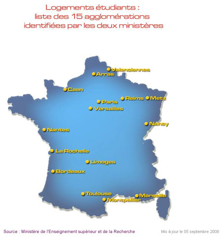 Logement �tudiant : Transformation de b�timents militaires en logements �tudiants