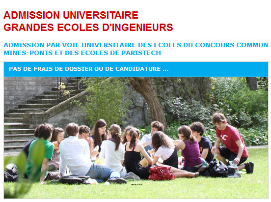 MINES ParisTech : L'admission par voie universitaire
