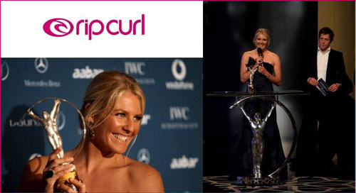 Stephanie Gilmore remporte le Laureus World Award
