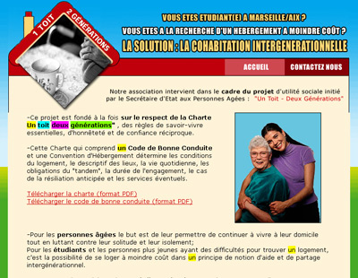 Un toit deux générations