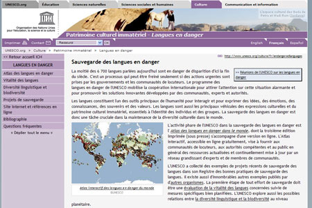 L'UNESCO présente la nouvelle édition   de son Atlas des langues en danger dans le monde