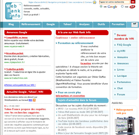 Partenaires  r�f�rencement