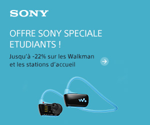 Sony education store : Remise étudiant produits Sony  via le Sony Education Store 