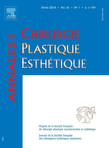 Annales De Chirurgie Plastique Esthetique