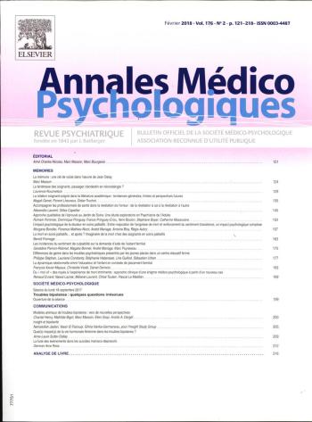 Annales Medico Psychologiques