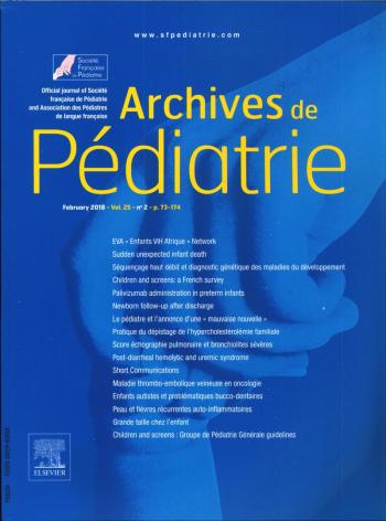 Archives De Pediatrie