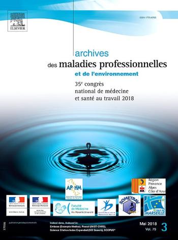 Archives Des Maladies Professionnelles Et De L'Environnement