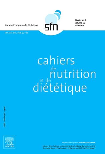 Cahiers De Nutrition Et De Diététique