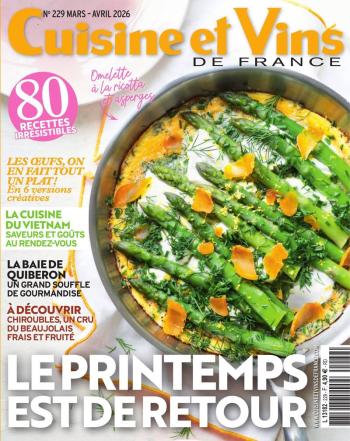 Cuisine et Vins de France - ADD Papier - Offre Standard - 24 m - 12 n°