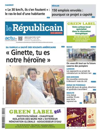 Le Républicain Sud-Gironde
