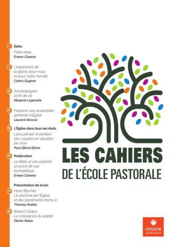 Les Cahiers De L'Ecole Pastorale