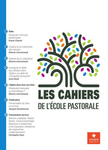 Les Cahiers De L'Ecole Pastorale