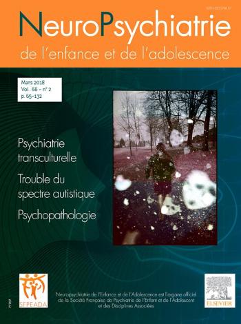 Neuropsychiatrie De L Enfance Et De L Adolescence