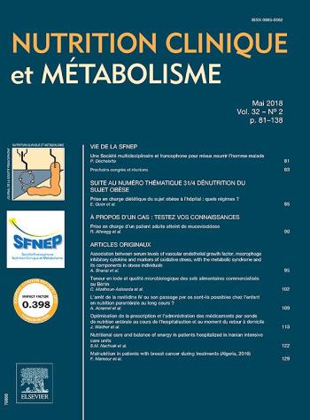 Nutrition Clinique Metabolisme