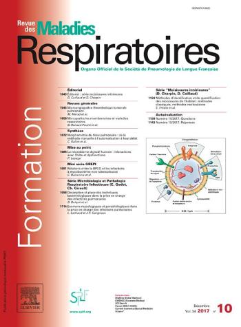 Revue Des Maladies Respiratoires