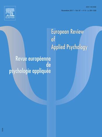 Revue Europeenne De Psychologie Appliquee