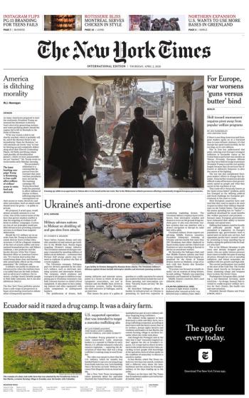 The New York Times International Edition
