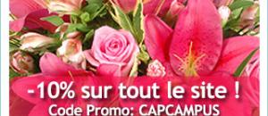 Bon plan cadeaux bouquets de fleurs à tarif étudiant