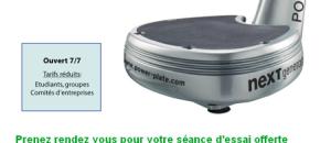 Réduction pour des séances de Powerplate - LJforme - 24 rue Saint Amand