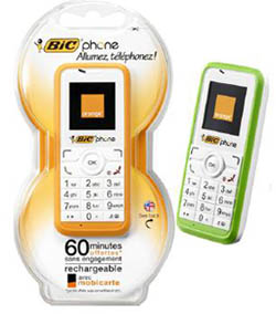 Orange et BIC s'unissent pour lancer le BIC PHONE